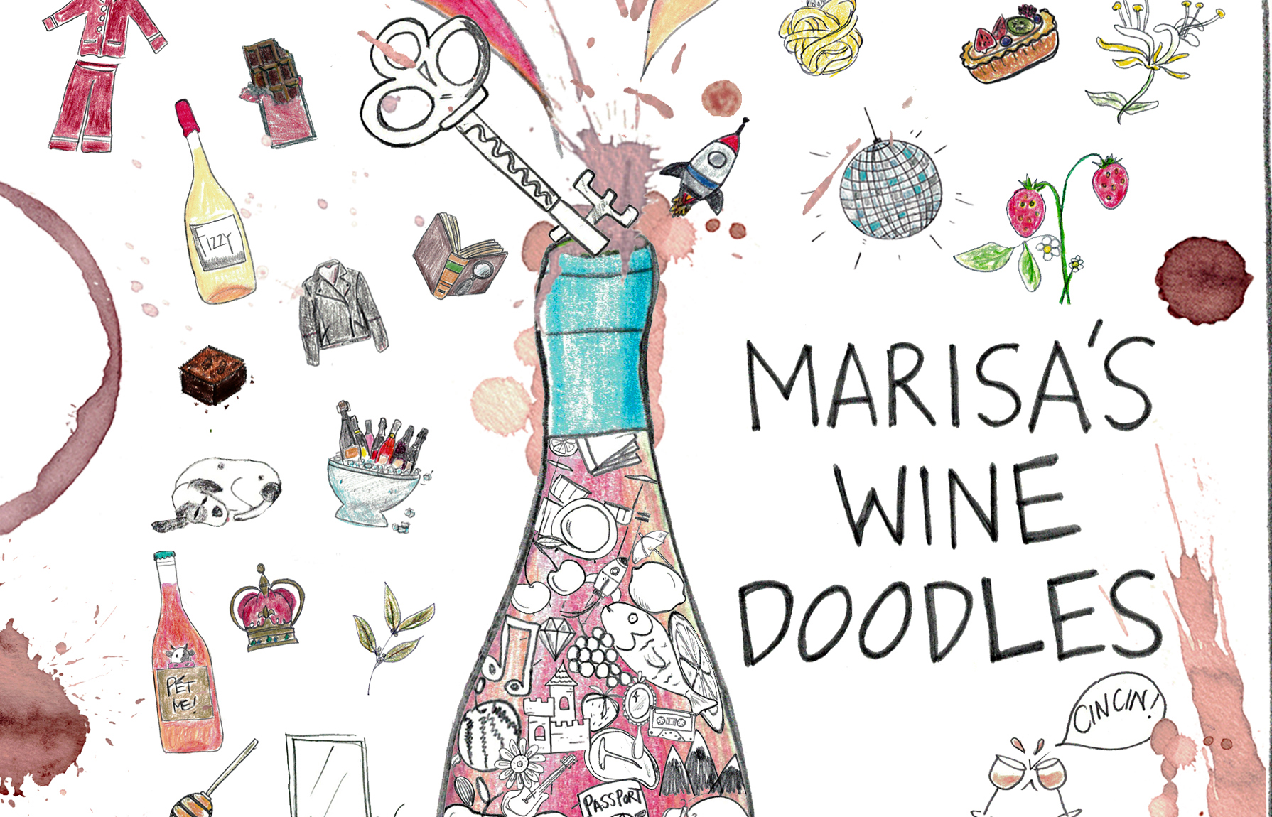 Marisa Wine Doodles