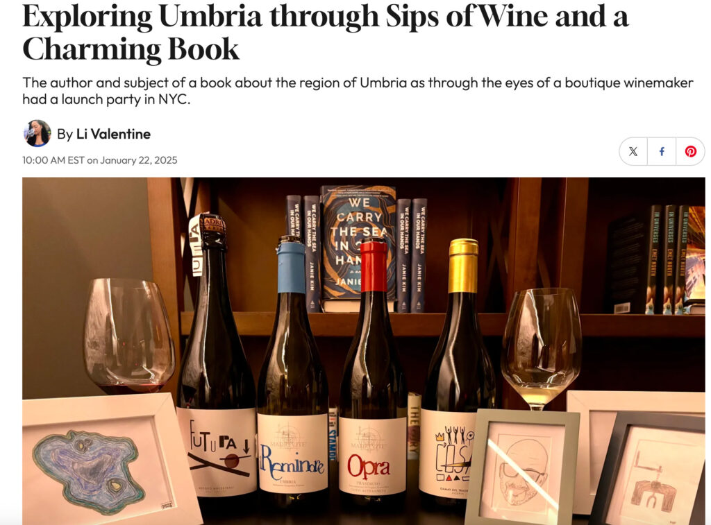 Marisa Finetti, author launches Umbria book with Madrevite